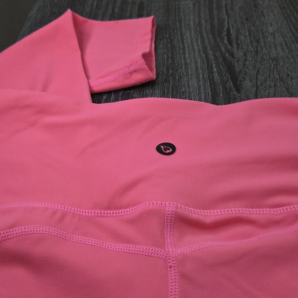 Baleaf Womans Leggings LARGE Hot Pink 80 nylon 20Spandex EUC - Picture 5 of 16